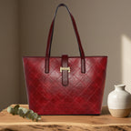 Elara Quilted Luxe Tote  For Womens