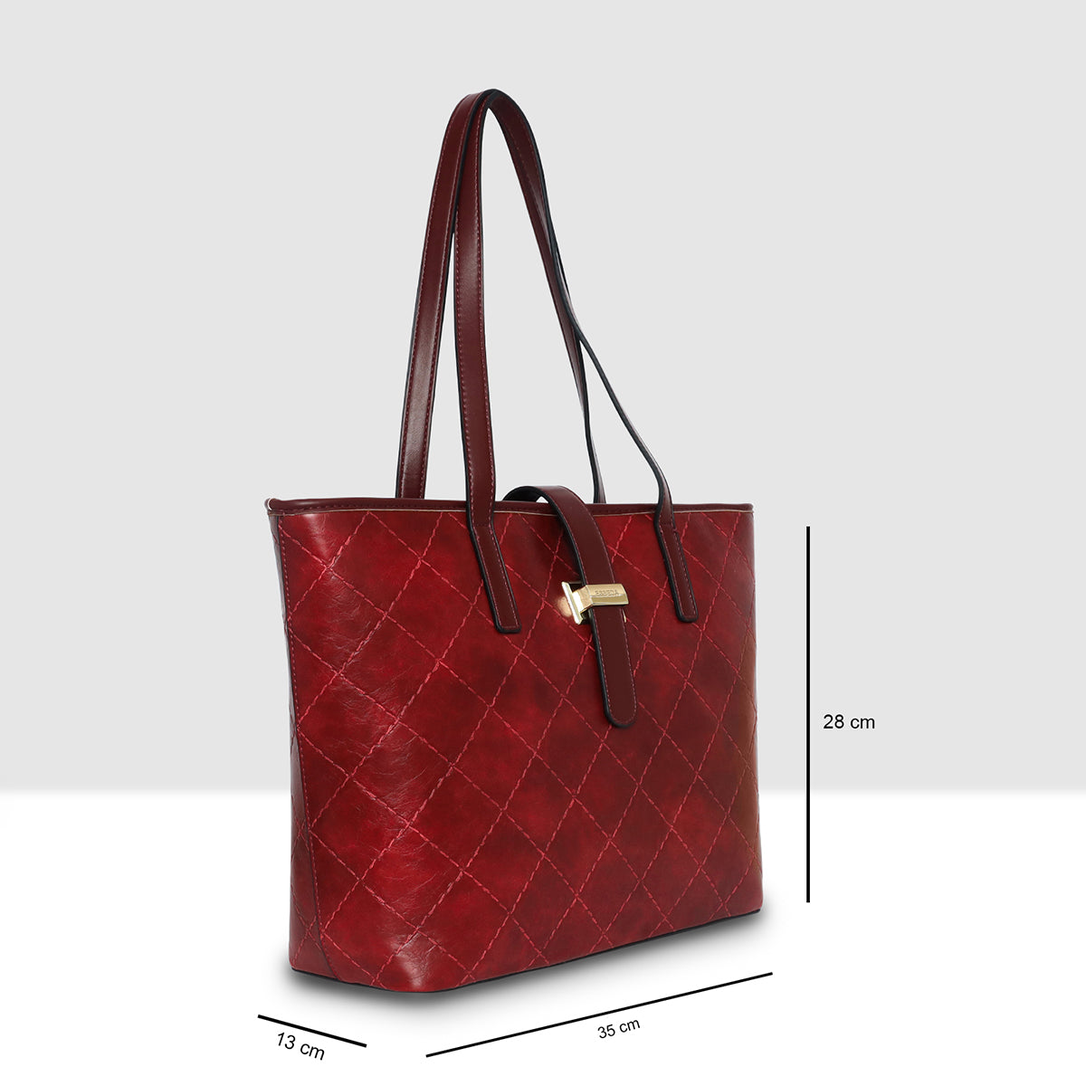 Elara Quilted Luxe Tote  For Womens