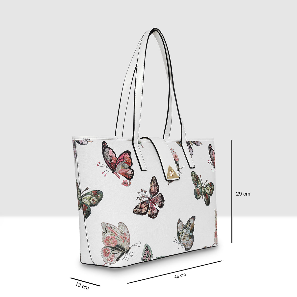 Butterfly Printed Bloom Tote For Womens