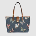 Butterfly Printed Bloom Tote For Womens