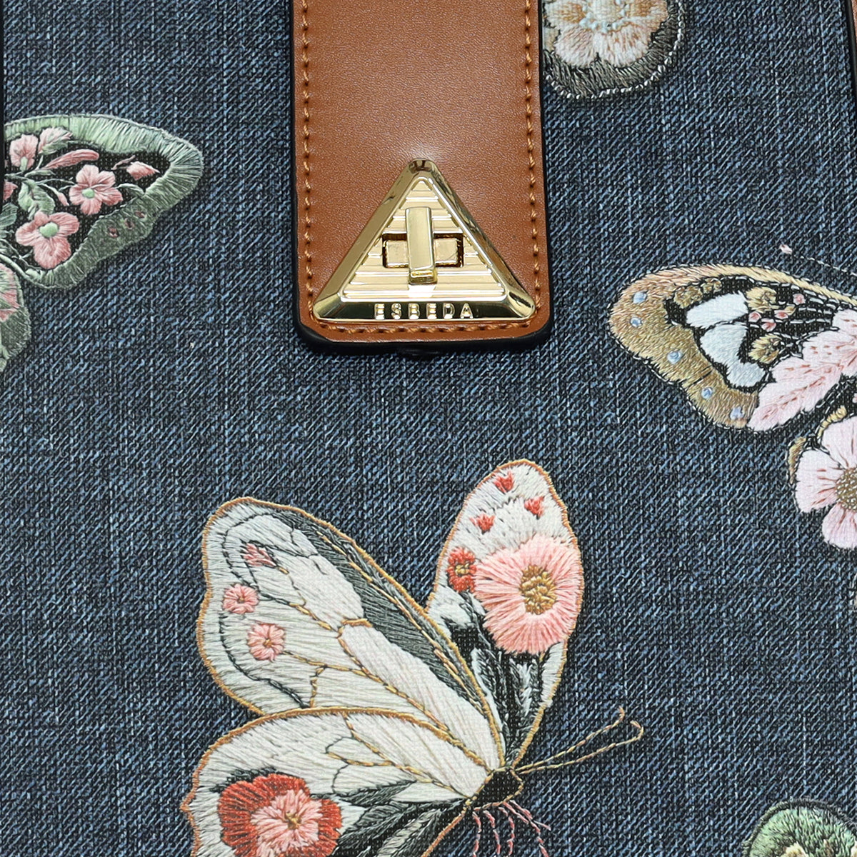 Butterfly Printed Bloom Tote For Womens