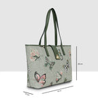 Butterfly Printed Bloom Tote For Womens