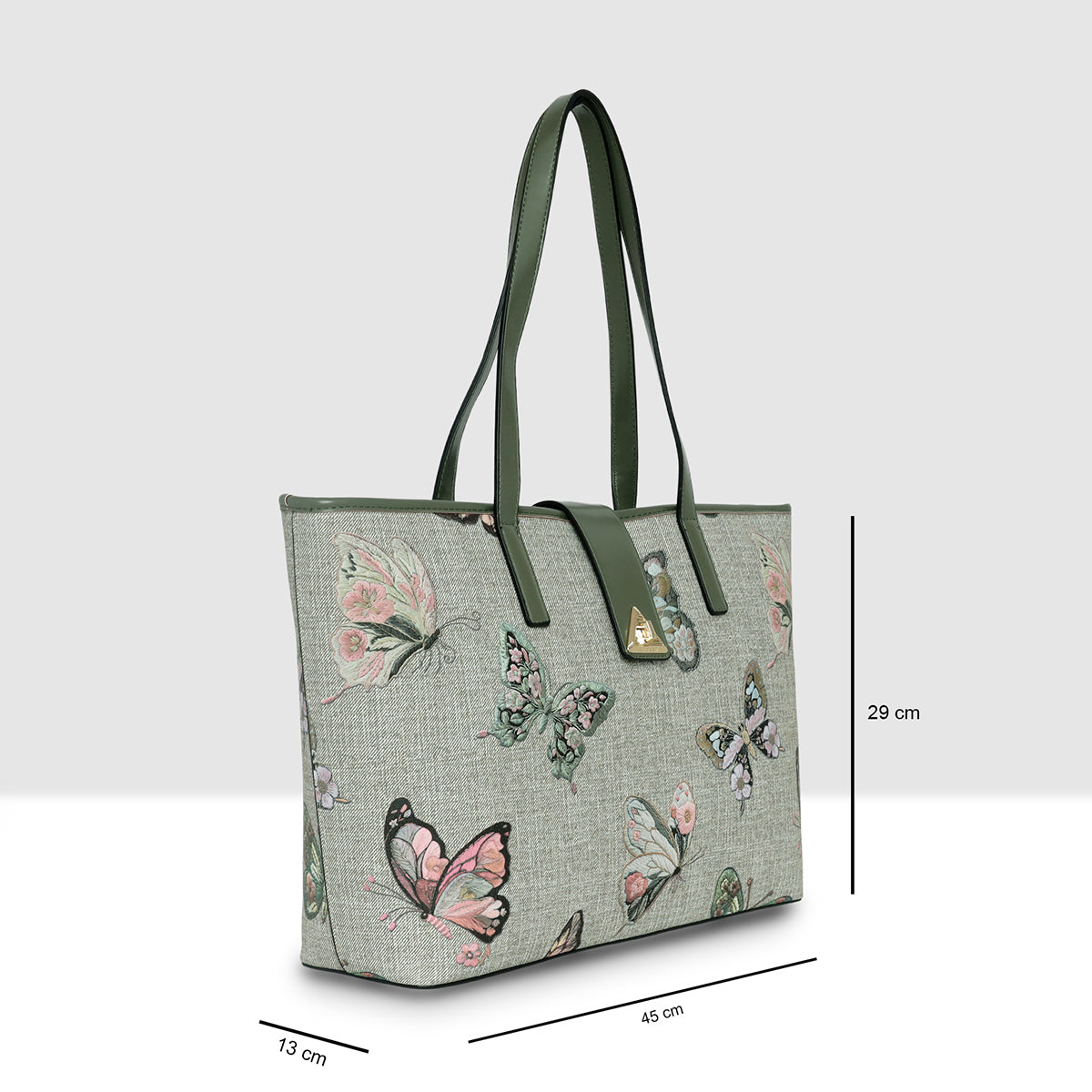 Butterfly Printed Bloom Tote For Womens