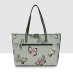 Butterfly Printed Bloom Tote For Womens