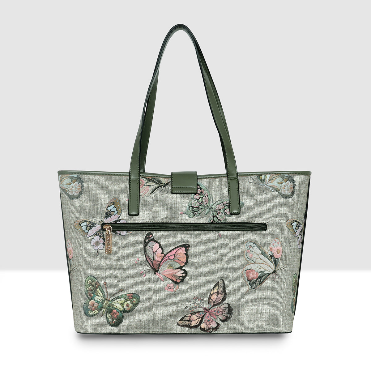 Butterfly Printed Bloom Tote For Womens