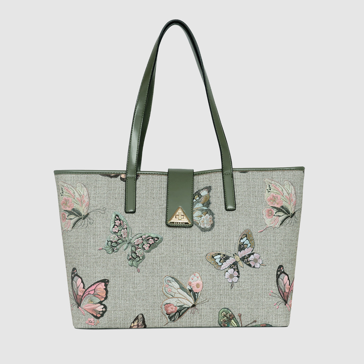 Butterfly Printed Bloom Tote For Womens