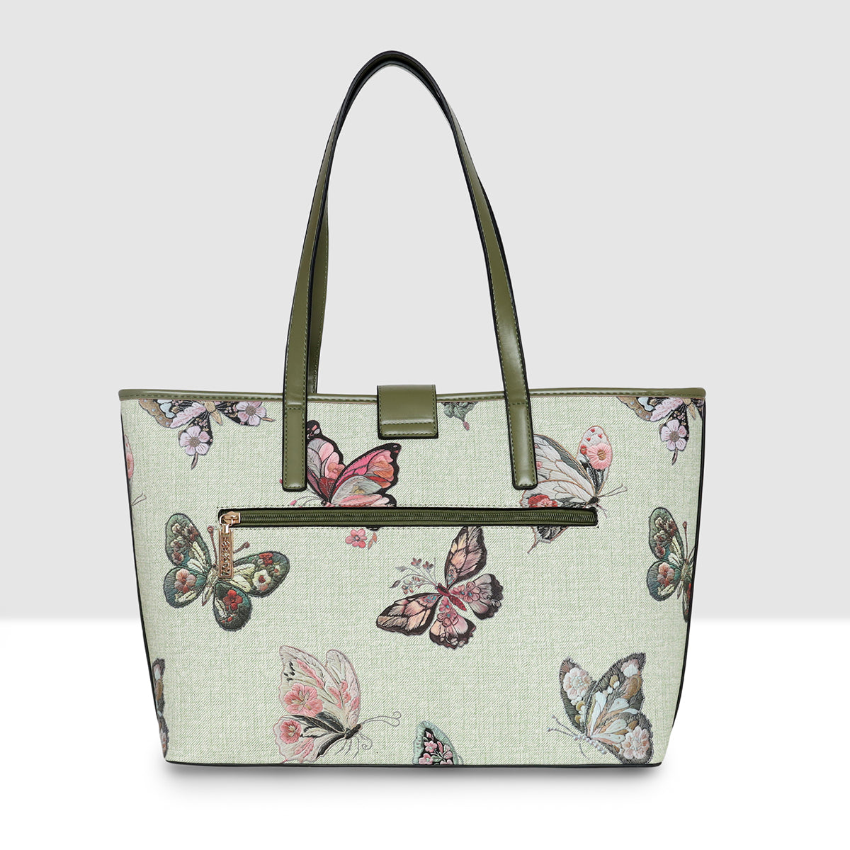 Butterfly Printed Bloom Tote For Womens