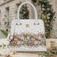 Multi-floral Print Handbag For Womens