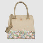 Multi-floral Print Handbag For Womens