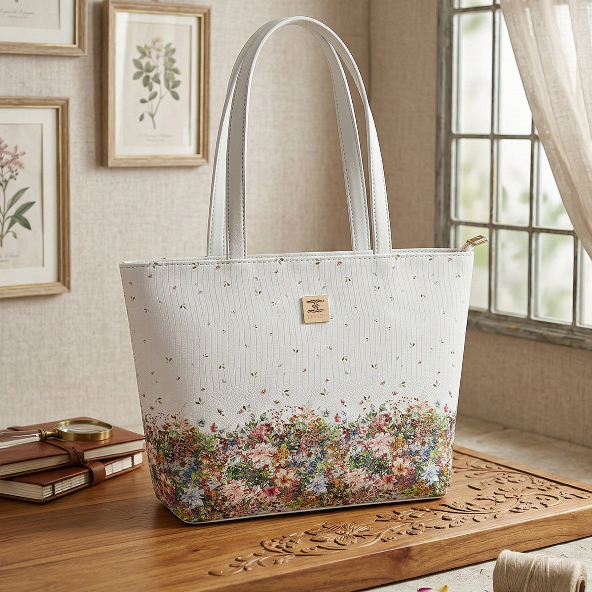 Blossom Charm Printed Handbag For Womens Main image