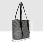 Printed Pattern Elegant Monogram Circle Handbag For Womens