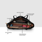 Printed Pattern Elegant Monogram Circle Handbag For Womens