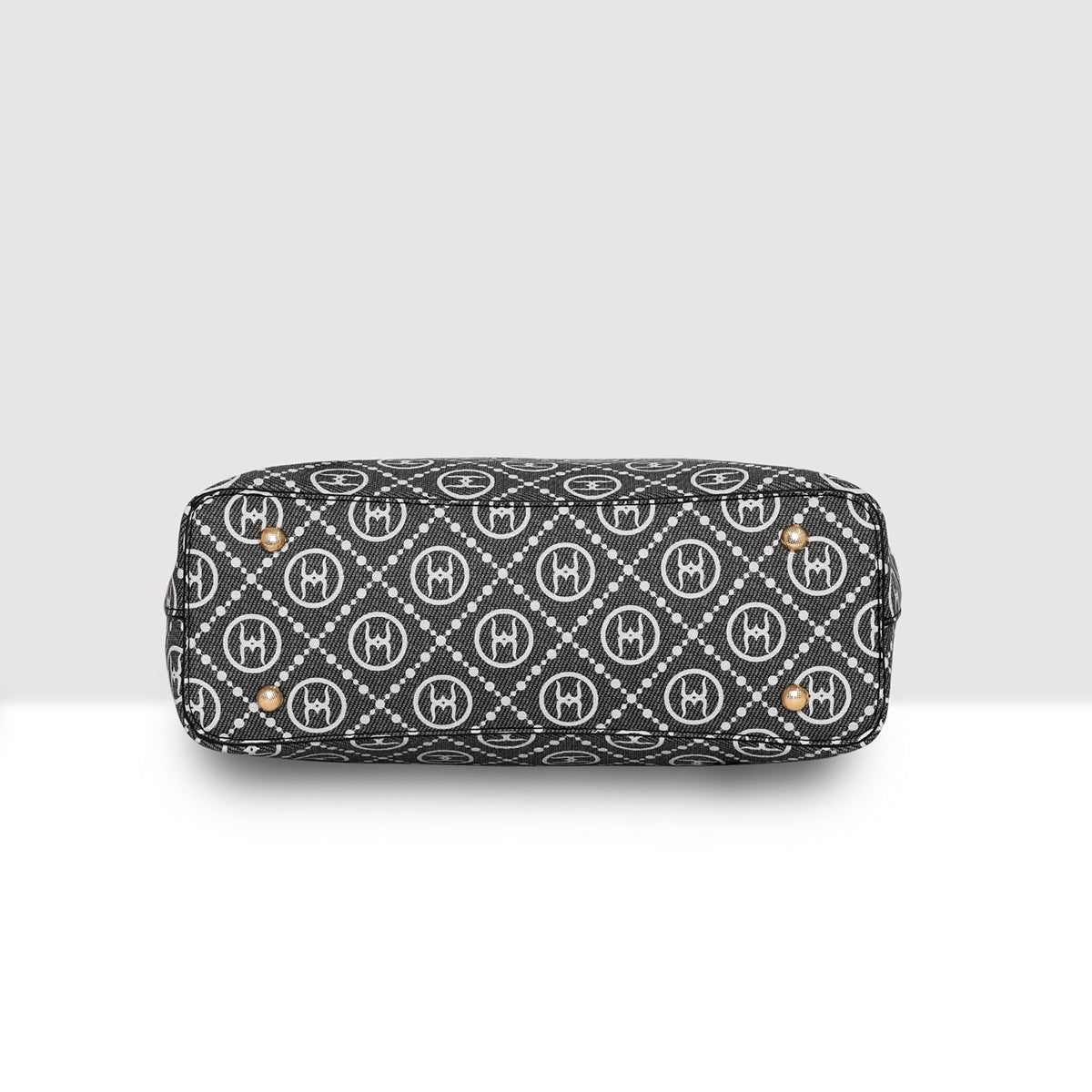 Printed Pattern Elegant Monogram Circle Handbag For Womens