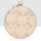 Serene Glow Round Clutch For Womens