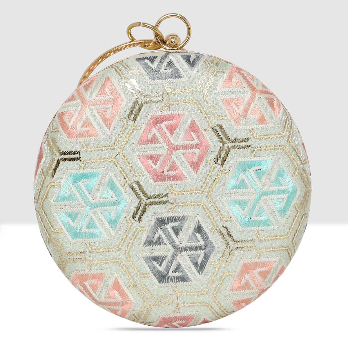 Pastel Prism Ring Clutch For Womens