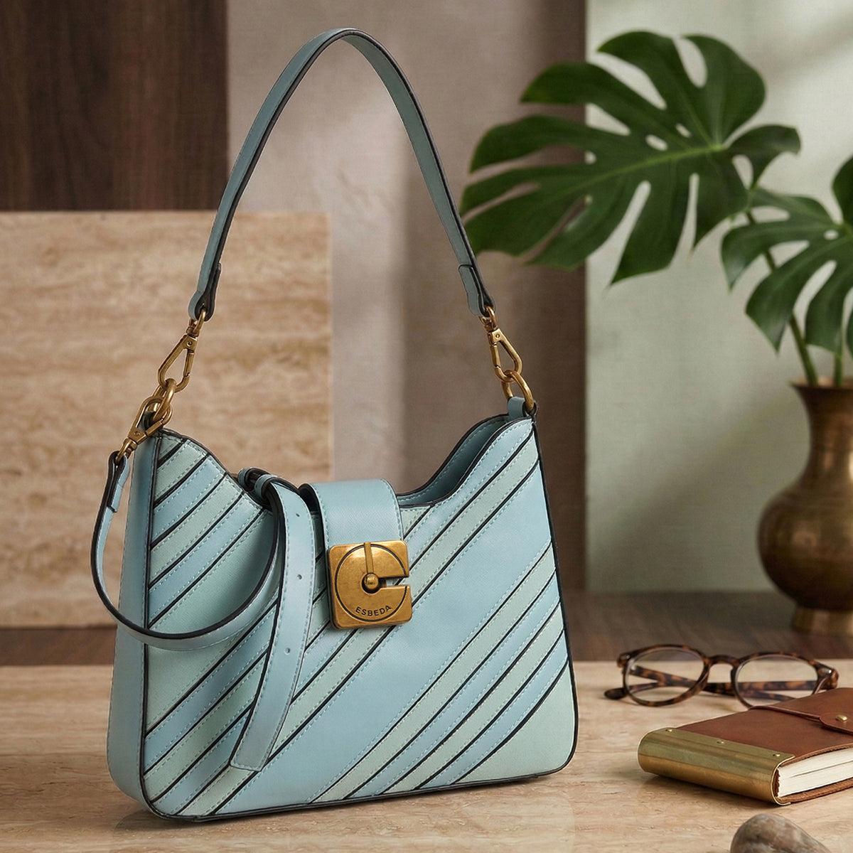 Bliss Stripe Slingbag For Womens