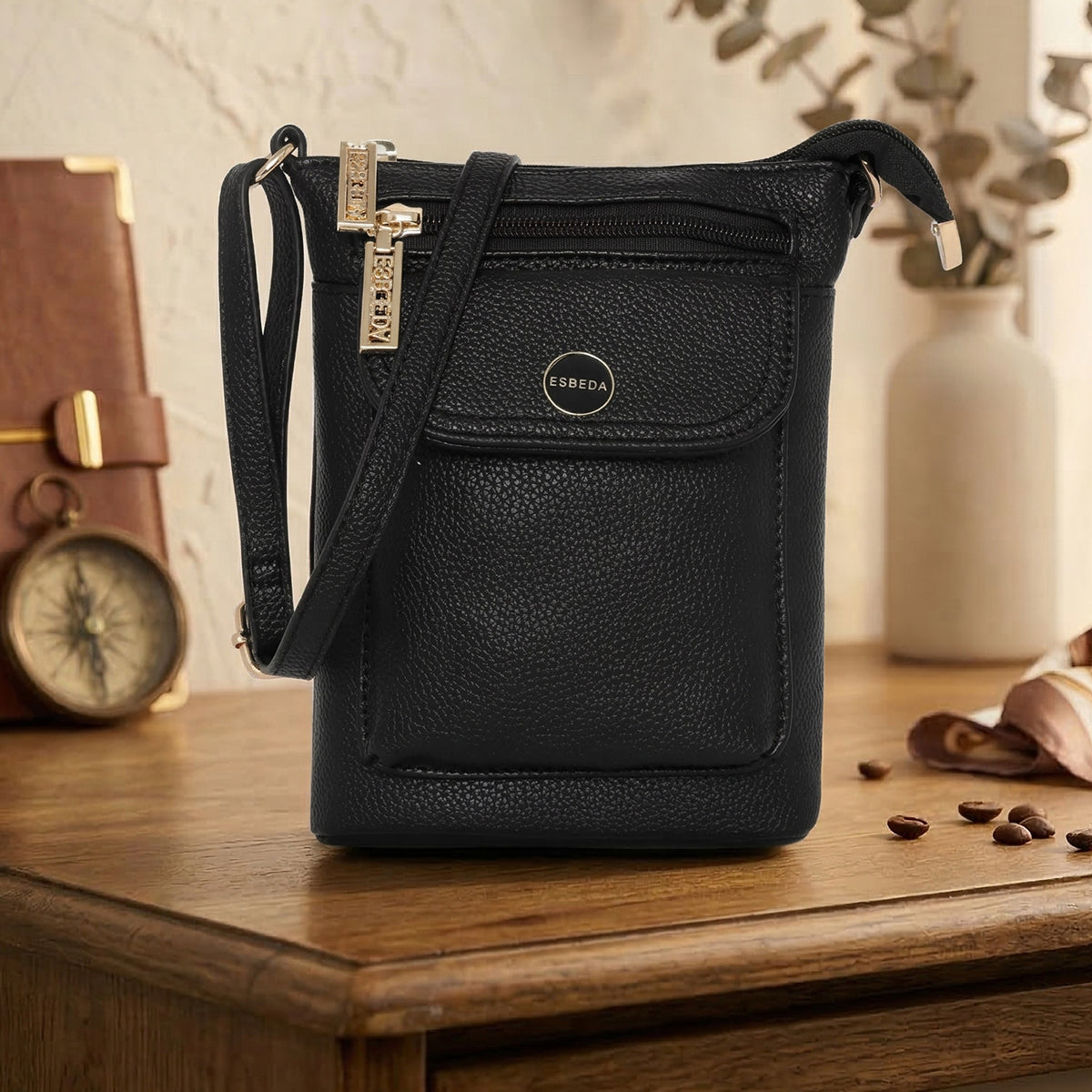 Classic Pocket Crossbody Sling Bag For Womens