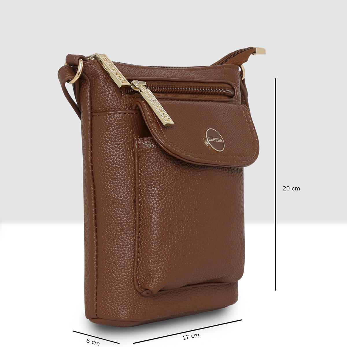 Classic Pocket Crossbody Sling Bag For Womens