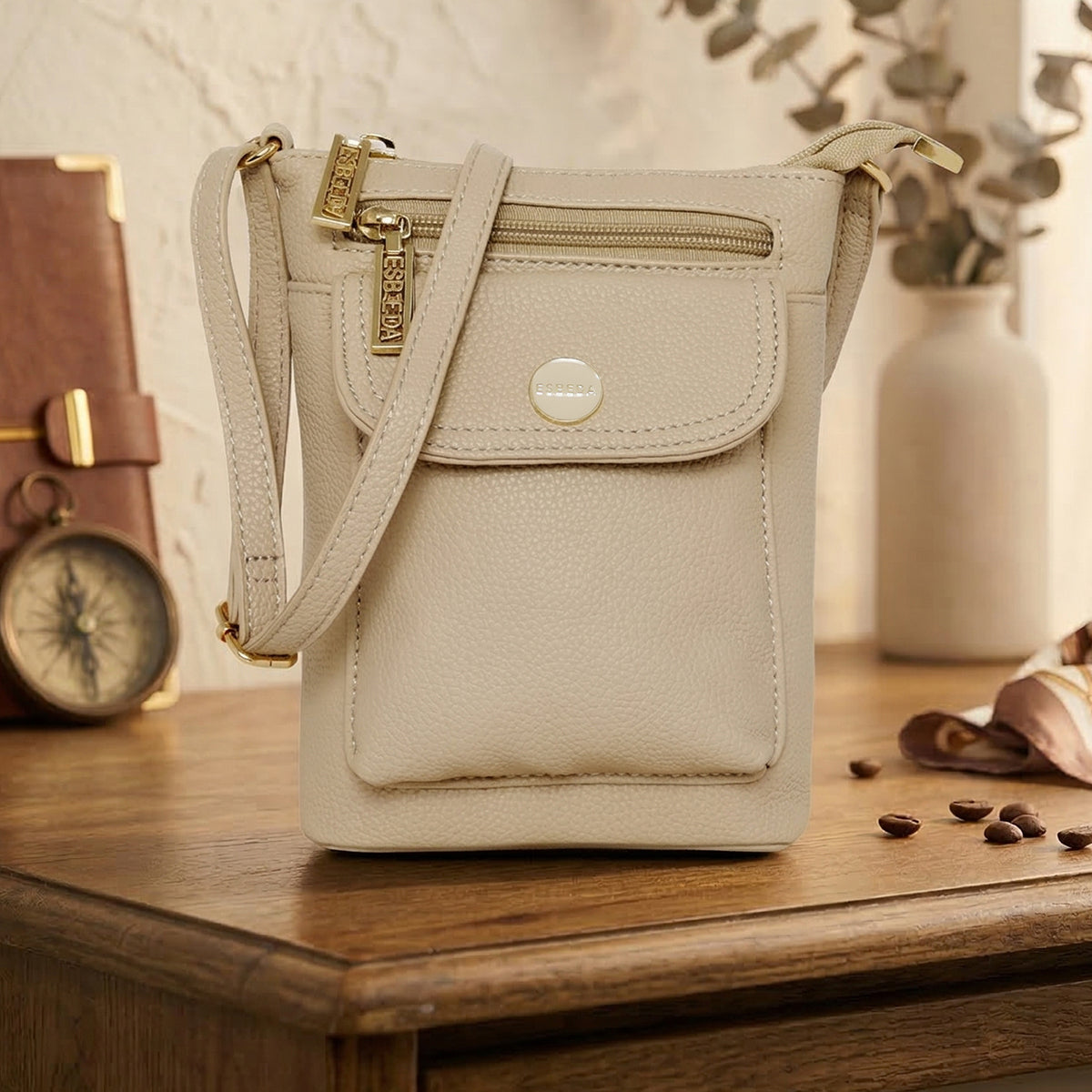 Classic Pocket Crossbody Sling Bag For Womens