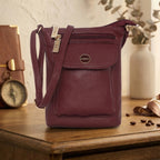Classic Pocket Crossbody Sling Bag For Womens