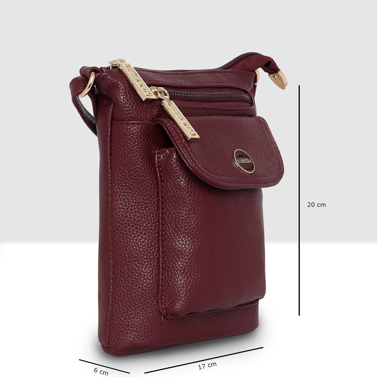 Classic Pocket Crossbody Sling Bag For Womens