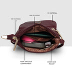 Classic Pocket Crossbody Sling Bag For Womens