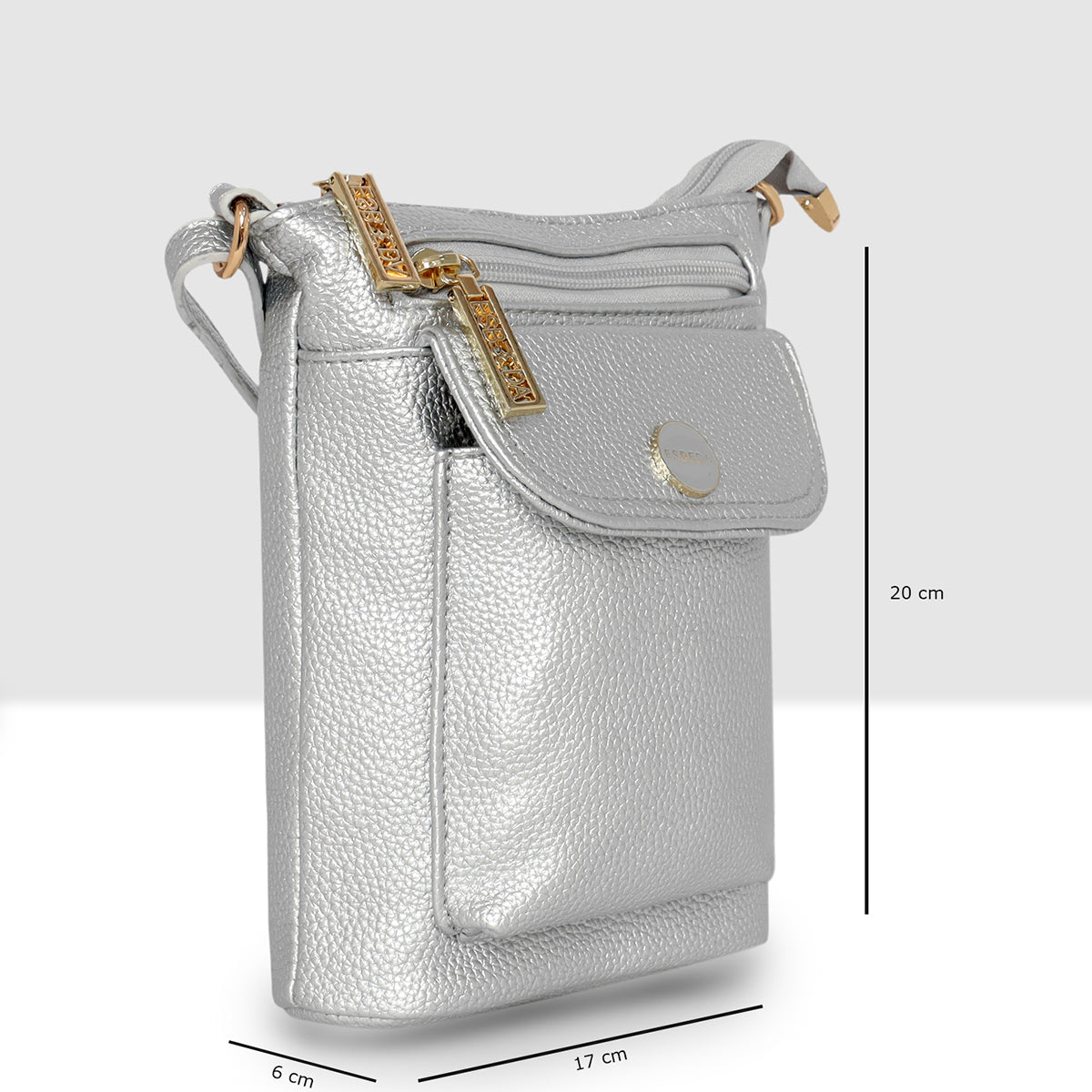 Classic Pocket Crossbody Sling Bag For Womens