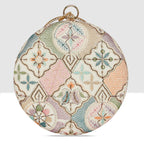 Mandala Muse Circle Clutch For Womens