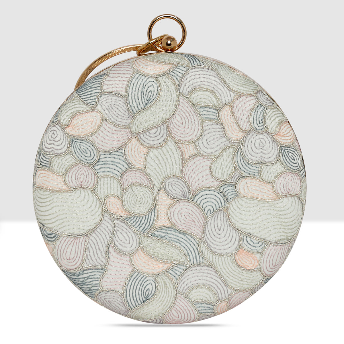 Stellar Ring Round Clutch For Womens
