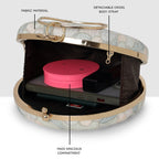 Stellar Ring Round Clutch For Womens