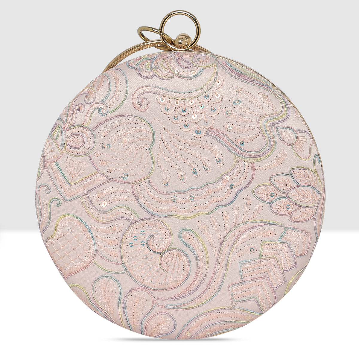 Mint Aurelia Circle Clutch For Womens