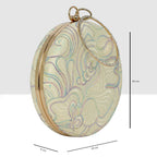 Mint Aurelia Circle Clutch For Womens