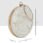 Mint Aurelia Circle Clutch For Womens
