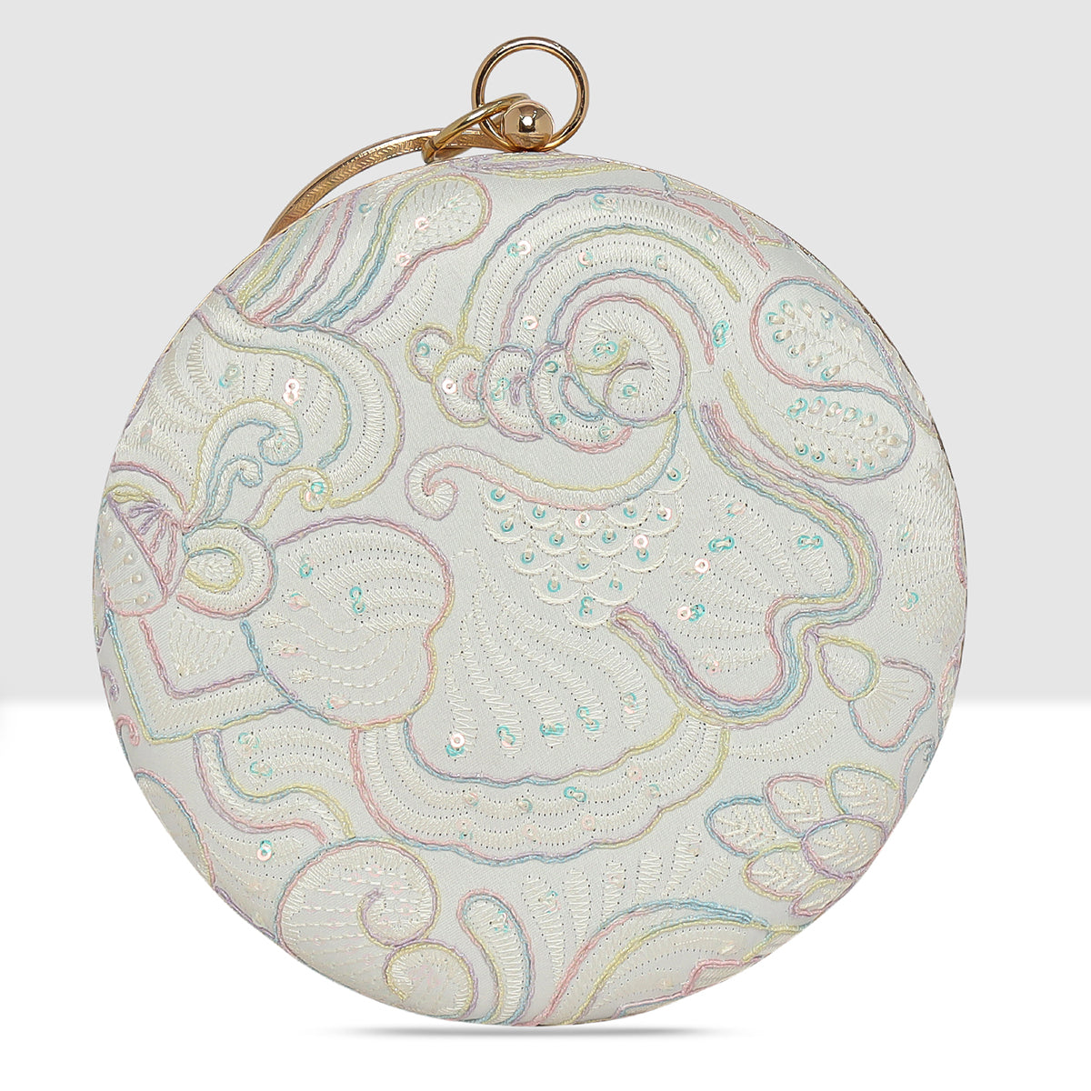 Mint Aurelia Circle Clutch For Womens