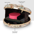 Vionelle Crown Round Clutch For Womens