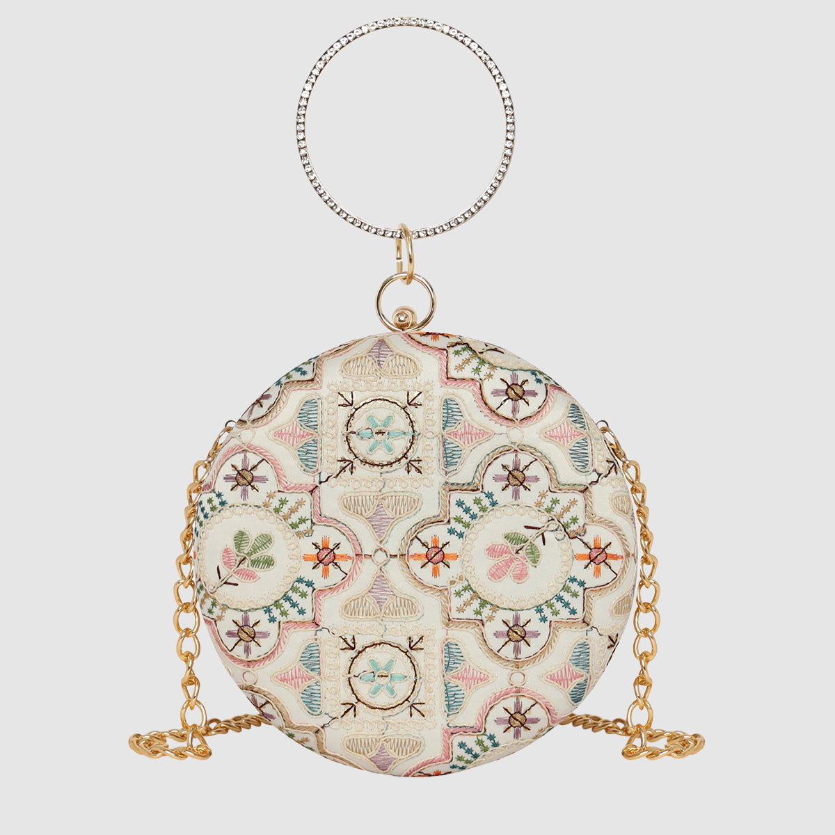 Vionelle Crown Round Clutch For Womens Main image