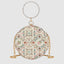 Vionelle Crown Round Clutch For Womens
