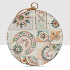 Florielle Medallion Round Clutch For Womens