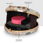 Florielle Medallion Round Clutch For Womens