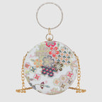Blossom Flora Belle Round Clutch For Womens