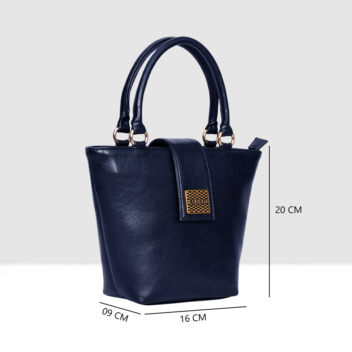 Structured Top Handle Handbag For Womens