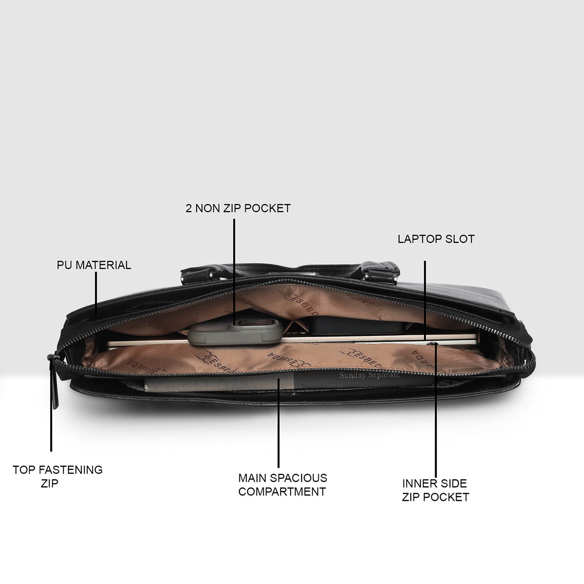 Smartcarry Laptop Briefcase For Mens For Mens