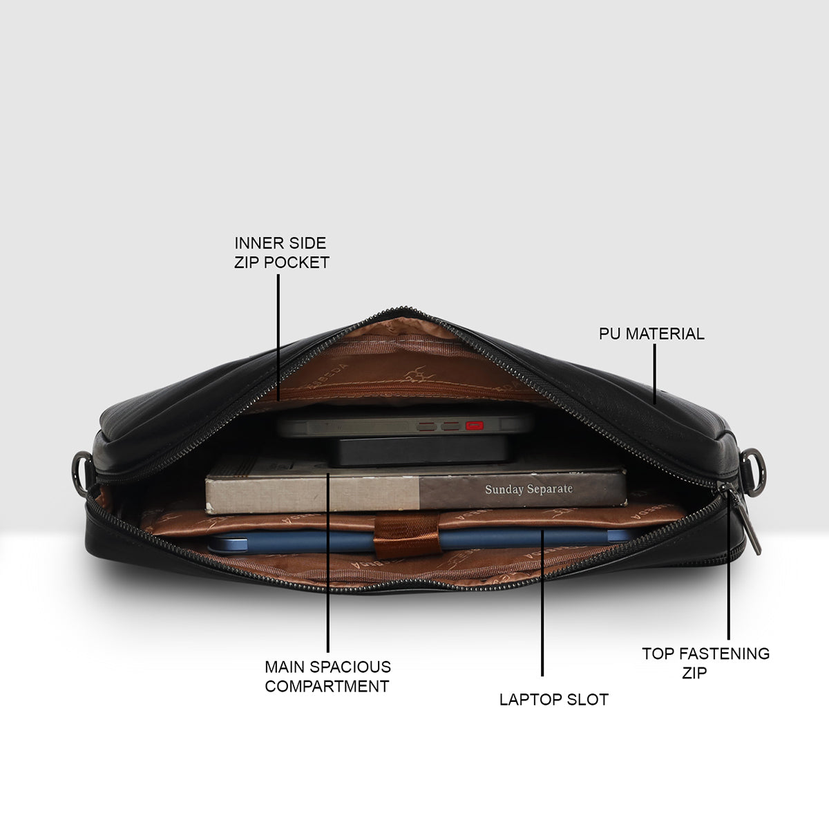 Frontline Pro Laptop Briefcase For Mens