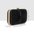 Luxe Radiant Pleat Clutch For Womens