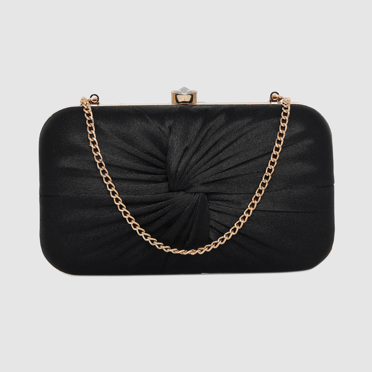 Luxe Radiant Pleat Clutch For Womens