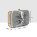 Luxe Radiant Pleat Clutch For Womens