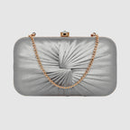 Luxe Radiant Pleat Clutch For Womens
