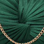 Luxe Radiant Pleat Clutch For Womens
