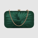 Luxe Radiant Pleat Clutch For Womens