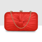 Luxe Radiant Pleat Clutch For Womens
